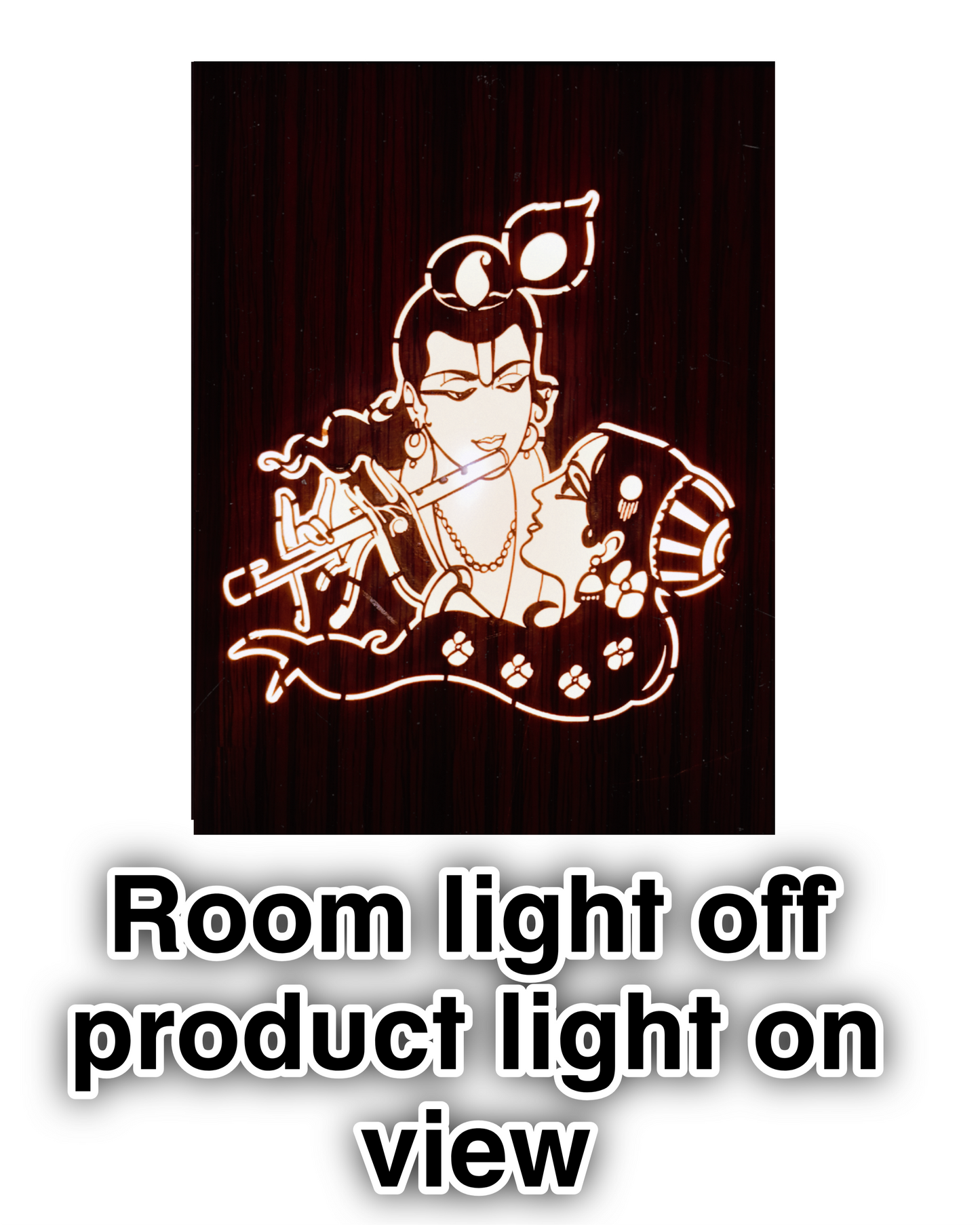 Radhe Krishna led light photo