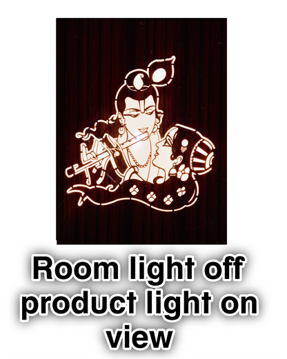 Radhe Krishna led light photo